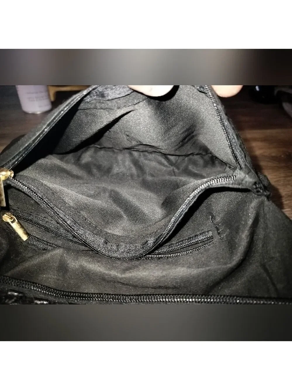 Handmade Black Clutch Purse with Silver Studs New